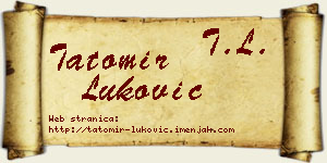 Tatomir Luković vizit kartica